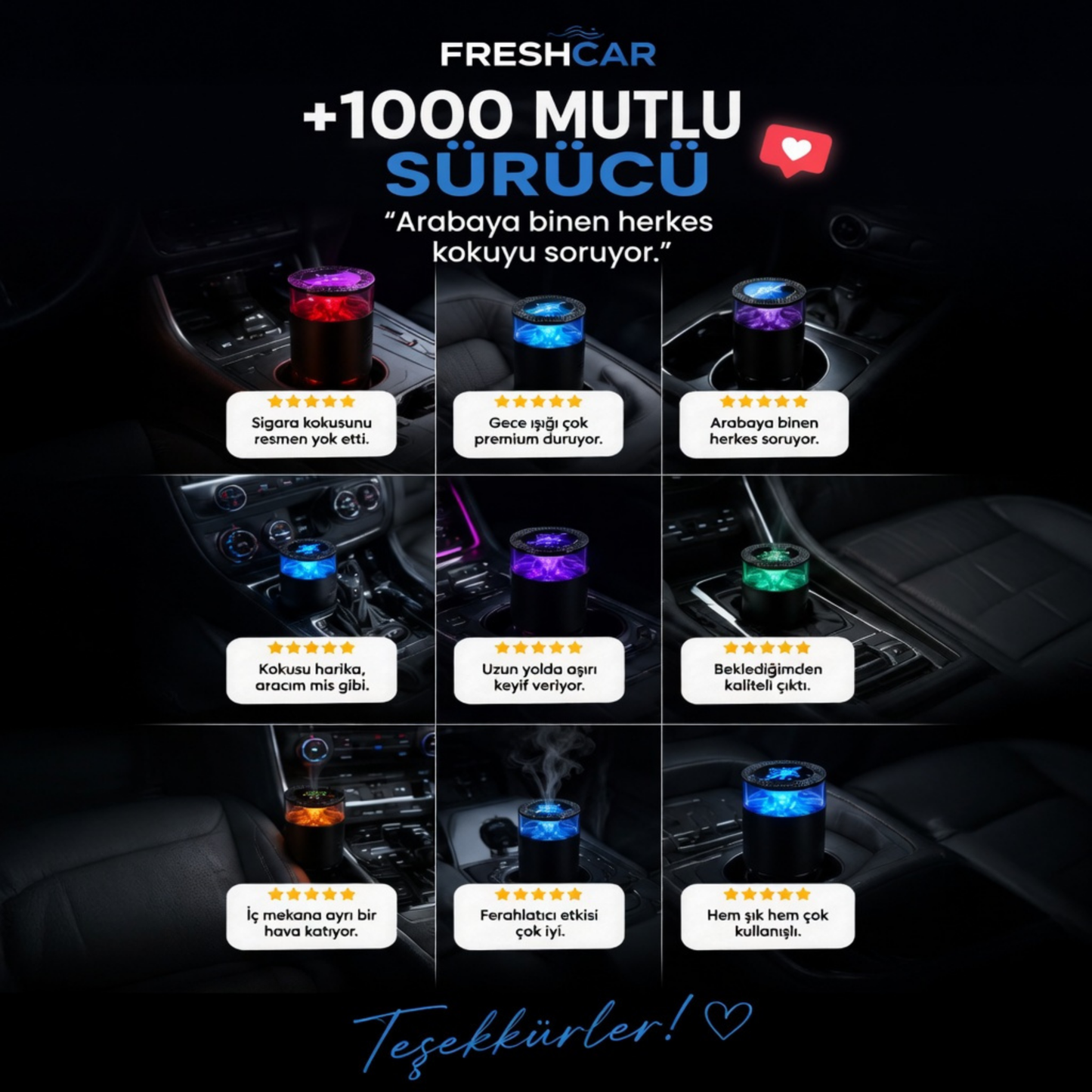 FreshCar™ Premium Araç Kokusu